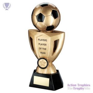 Brz/Pew/Gold Football on Cup Players Player 10in