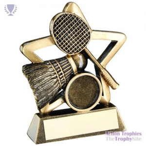 Brz/Gold Badminton Mini Star 3.75in
