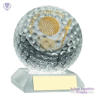 Clear Glass Golf Ball Nearest The Pin 3.75in