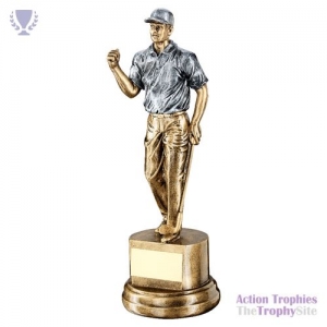 Brz/Pew Male 'Clenched Fist' Golfer 10.25in