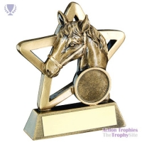 Brz/Gold Horse Mini Star 4.25in