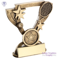 Brz/Gold Tennis Mini Cup 3.75in