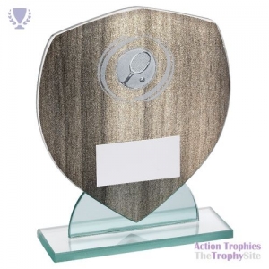 Wood Effect Glass Shield Tennis insert 5.25in