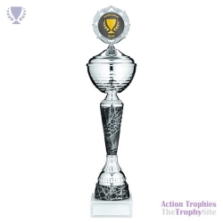 Silv/Pewter Trophy Cup with Lid (2in Centre) 19.5in