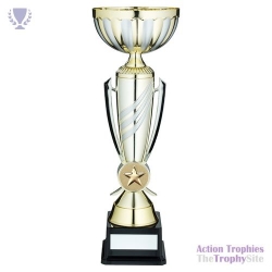 Gold/Matt Silver 3 Stripe Trophy Cup 15.75in