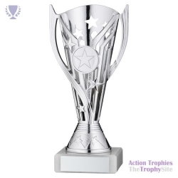 Silver Plastic 'Flash' Cup 7in