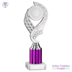 Silver/Purple 'Olympic' Holder 10in