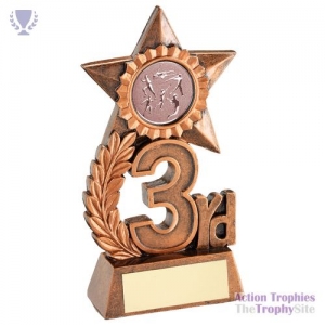 Leaf & Star Award Athletics insert Bronze 3rd 4.75in