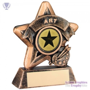 Brz/Gold Mini Star 'Art' 3.75in