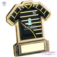 Brz/Gold Resin Rugby Shirt (Shirt D) 5in