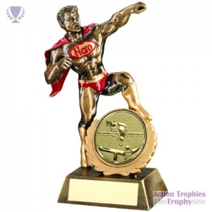 Brz/Gold/Red Resin Generic 'Hero' Award Pool/Snooker insert 7.25in