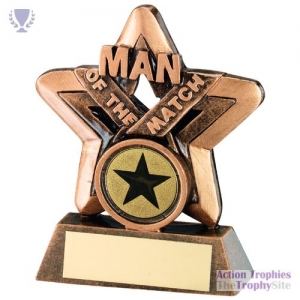 Brz/Gold Man Of The Match Mini Star 3.75in
