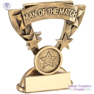Brz/Gold Man Of The Match Mini Cup 3.75in