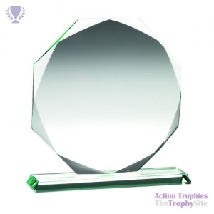 Jade Glass Octagon (10mm Thick) 5.75in