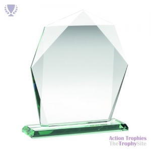 Jade Glass Heptagon (10mm Thick) 8in