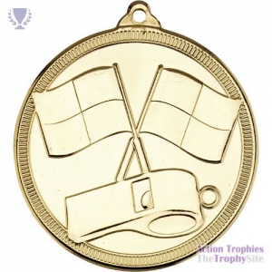 Referee 'Multi Line' Medal Gold 2in