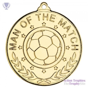 Football 'Man Of The Match' Medal 2in