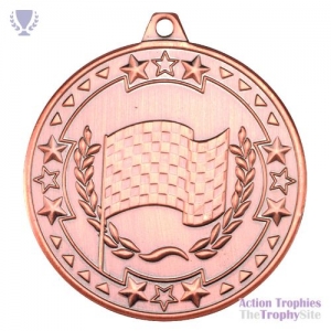 Motor Sport 'Tri Star' Medal Bronze 2in