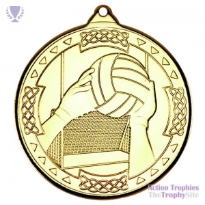 Gaelic Football Celtic Medal Gold 2in