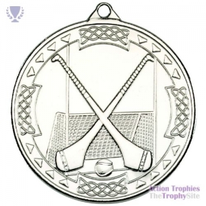 Hurling Celtic Medal Silver 2in