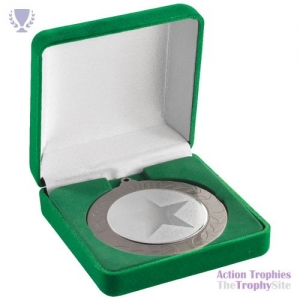 Deluxe Green Medal Box (50/60/70mm Recess) 3.5in