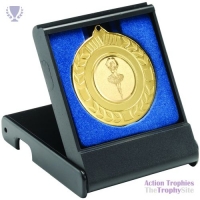 Black Medal Box Small (40/50mm Blue insert) 3.5in