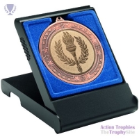Black Medal Box Large (50/60/70mm Blue insert) 4.75in