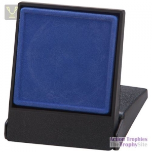 Fortress Flat Insert Medal Box Blue Takes 40/50mm Medal