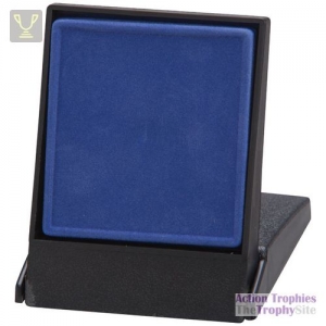 Fortress Flat Insert Medal Box Blue Takes 50/60mm Medal