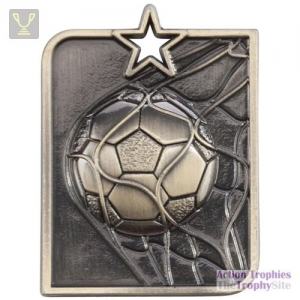 Centurion Star Series Football Medal Gold 53x40mm