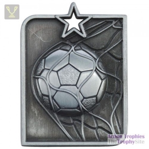 Centurion Star Series Football Medal Silver 53x40mm