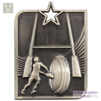 Centurion Star Series Rugby Medal Gold 53x40mm