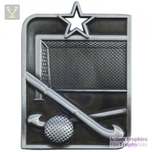 Centurion Star Series Hockey Medal Silver 53x40mm
