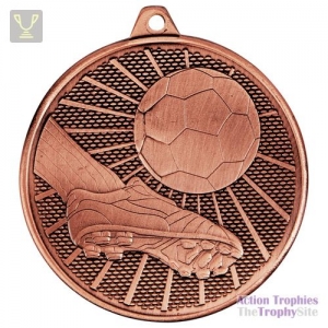 Formation Football Iron Medal Antique Bronze 50mm