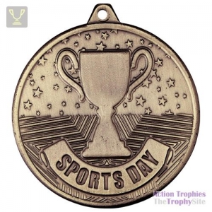 Cascade Sports Day Medal Antique Gold 50mm