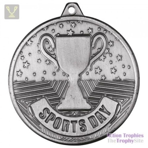 Cascade Sports Day Medal Ant Silver 50mm