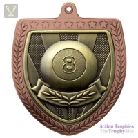 Cobra Pool Shield Medal Bronze 75mm