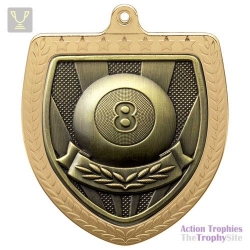 Cobra Pool Shield Medal Gold 75mm