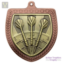 Cobra Darts Shield Medal Bronze 75mm
