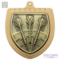 Cobra Darts Shield Medal Gold 75mm
