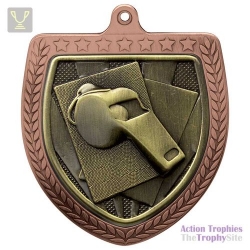 Cobra Referee whistle Shield Medal Bronze 75mm