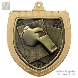 Cobra Referee whistle Shield Medal Gold 75mm
