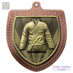 Cobra Martial Arts Shield Medal Bronze 75mm
