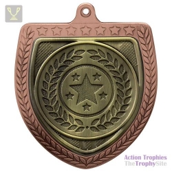 Cobra Multi-Sport Shield Medal Bronze 75mm