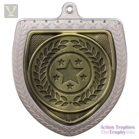 Cobra Multi-Sport Shield Medal Silver 75mm