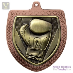 Cobra Boxing Shield Medal Bronze 75mm