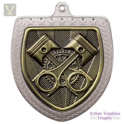 Cobra Motorsport Piston Shield Medal Silver 75mm
