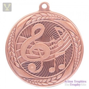 Typhoon Music Medal Bronze 55mm