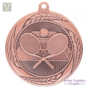 Typhoon Tennis Medal Bronze 55mm
