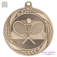 Typhoon Tennis Medal Gold 55mm